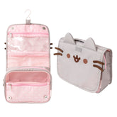 Grupo Erik Pusheen hanging travel toiletry bag zipper closeup for organized packing