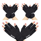 GSAFEME cotton gloves with fingerless design for easy task handling while moisturizing hands.