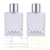 Gsteng 100ml glass perfume bottle with cap for spill-free storage