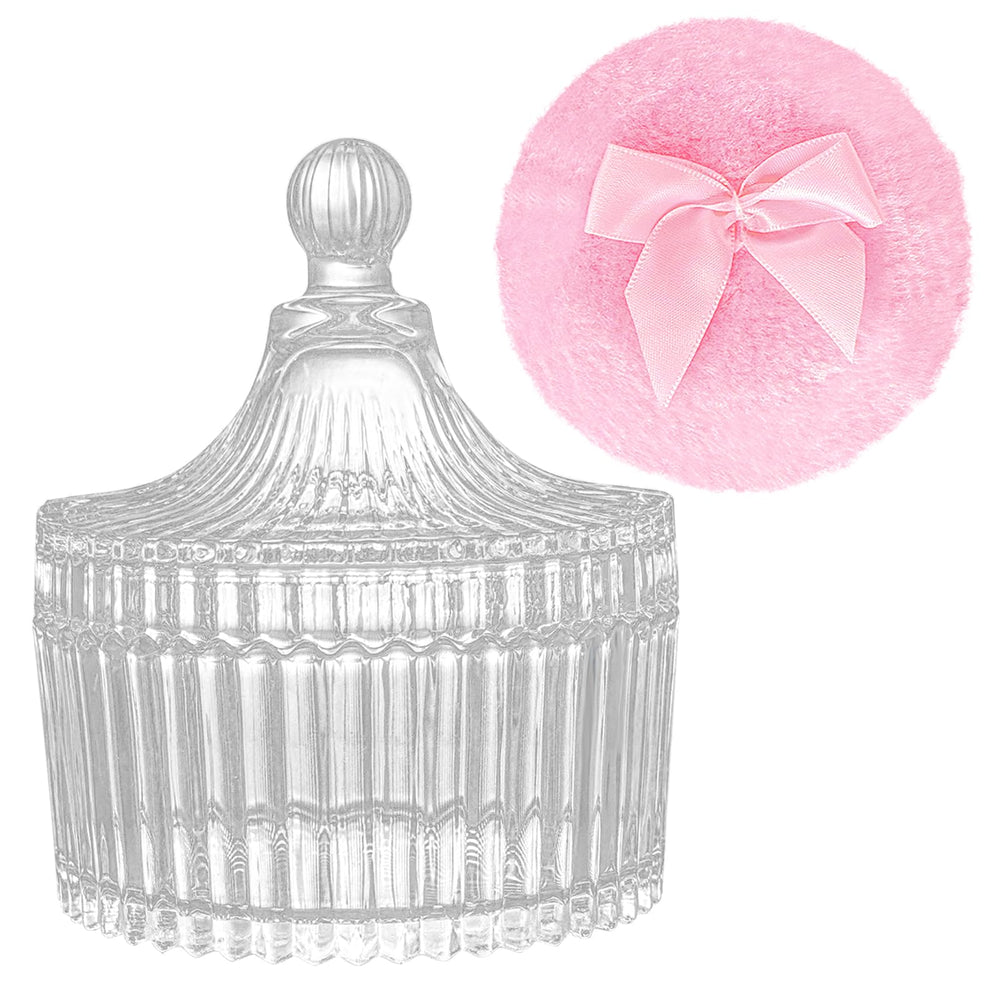 Gsteng large body powder puff in hand delivers smooth, even coverage.