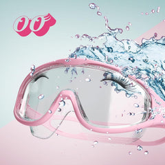 Guardaroos Lash Goggles anti-fog lens provide clear vision during showers.