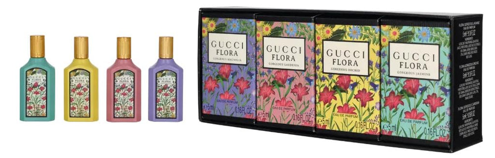 Gucci Flora Collection gift set box — travel-friendly fragrance bundle for on-the-go scent moments.