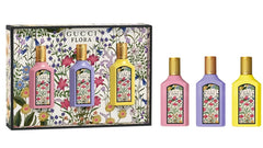 Gucci Flora mini set trio bottles offer travel-friendly fragrance options for on-the-go elegance