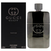 Gucci Guilty men parfum spray bottle ready for daily wear and confidence.