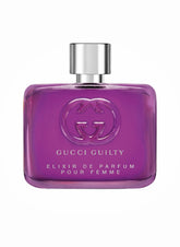Gucci Guilty Women Elixir bottle front for a signature evening scent and confident presence