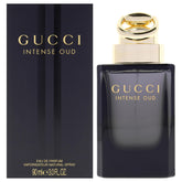 Gucci Intense Oud bottle shown for elegant evening wear and confident presentation