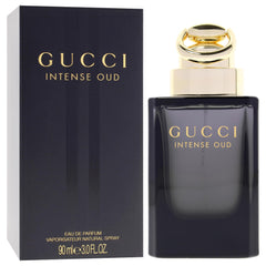 Gucci Intense Oud spray bottle captures a moment of fearless refinement