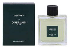 Guerlain Vetiver EDT bottle closeup for refined daily wear.