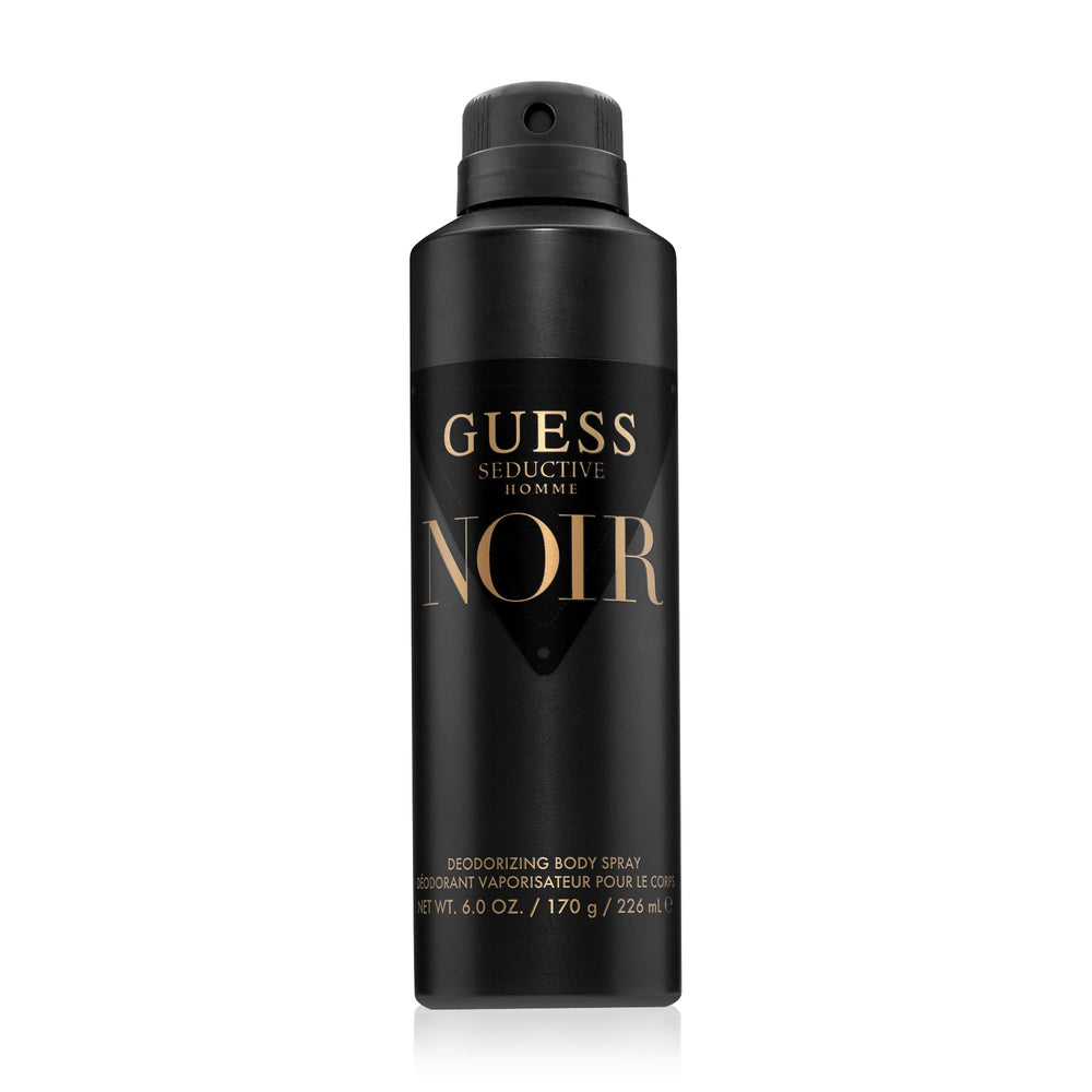 GUESS Seductive Homme Noir bottle-front highlights bold design for everyday confidence.