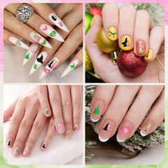 GUjianzhi 3D nail art sticker closeup vivid textures to elevate at-home nails