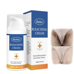 Gukei Intimate Areas Cream tube demonstrates easy, gentle application for multiple private areas.