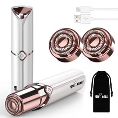 Gurelax Electric Painless Hair Remover compact design for travel grooming.
