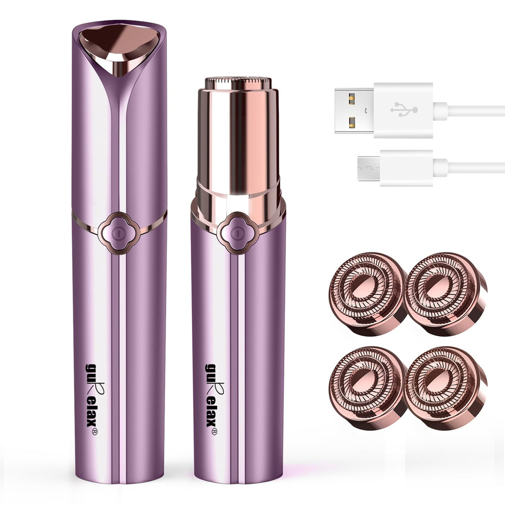 Gurelax facial hair removal compact-device enables on-the-go grooming for busy mornings.