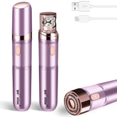 Gurelax rechargeable epilator front view enables precise facial hair removal at home.
