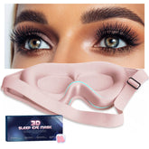 Gusonse sleep mask with lashes 3D contour protects lashes while blocking light