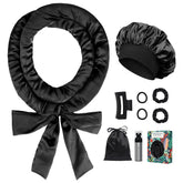 Gwabee satin overnight curls headband for easy natural waves