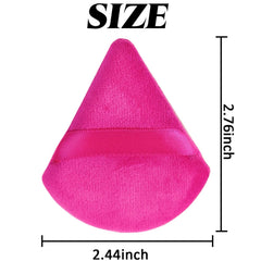 GXXMEI velour puff closeup highlights soft texture for smooth blending.