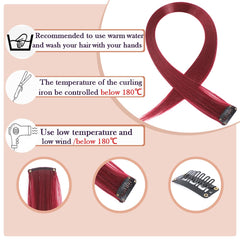 Extensiones GZVIS con broches de metal para sujeción segura
