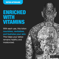 H2Ocean fragrance-free formula preserves dye-free color on tattoos.