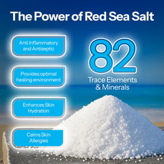 H2Ocean patented sea-salt bottle showcases patented formula for gentle cleaning.