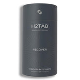 H2TAB bath tablet dissolving in water for a soothing full-body hydrogen bath aiding recovery