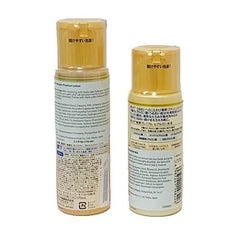 Hada Labo Gokujyun premium hyaluronic lotion application closeup shows easy pat-in technique.