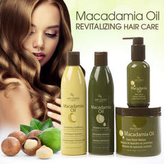 Hair Chemist Coconut Oil Deep Repair Masque hair strand appears glossy and smooth.