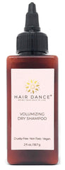 Hair Dance dry shampoo powder packaging shows the jumbo size for on the go refresh