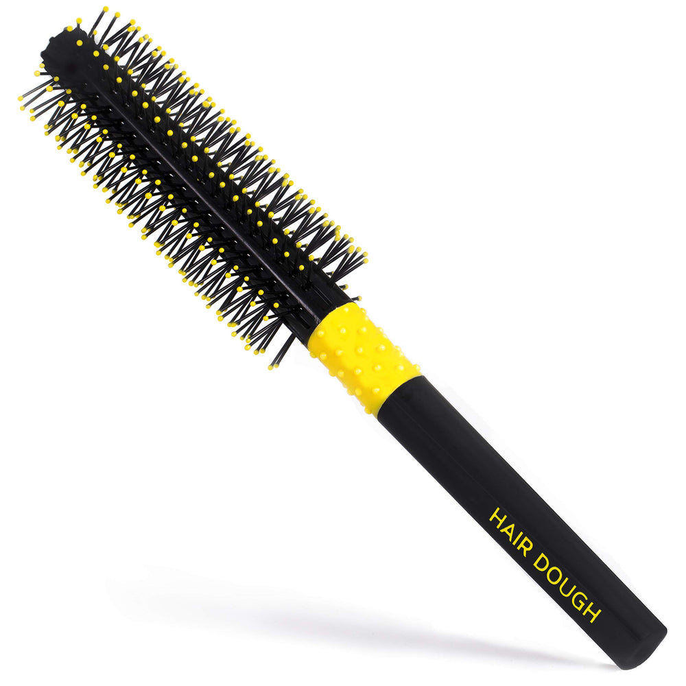 Hair Dough Quiff Roller Round Brush Small front view boosts volume for short hair styling.