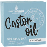 Hair Thickness Maximizer castor shampoo bar packaging—plastic-free, eco-friendly, zero-waste daily cleansing.