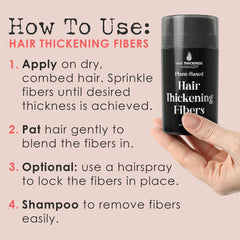 Hair Thickness Maximizer crown-area application demonstrates targeted thinning coverage.