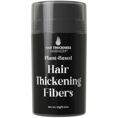 Hair Thickness Maximizer plant-based fibers pack shows natural-looking volume.