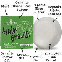 Hair Thickness Maximizer shampoo bar three bottles equal highlights convenience and cost savings.