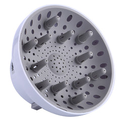 Hairizone universal diffuser white attachment shows natural texture preservation