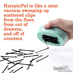 HairpinPal closeup bowl with pins and magnetic pull