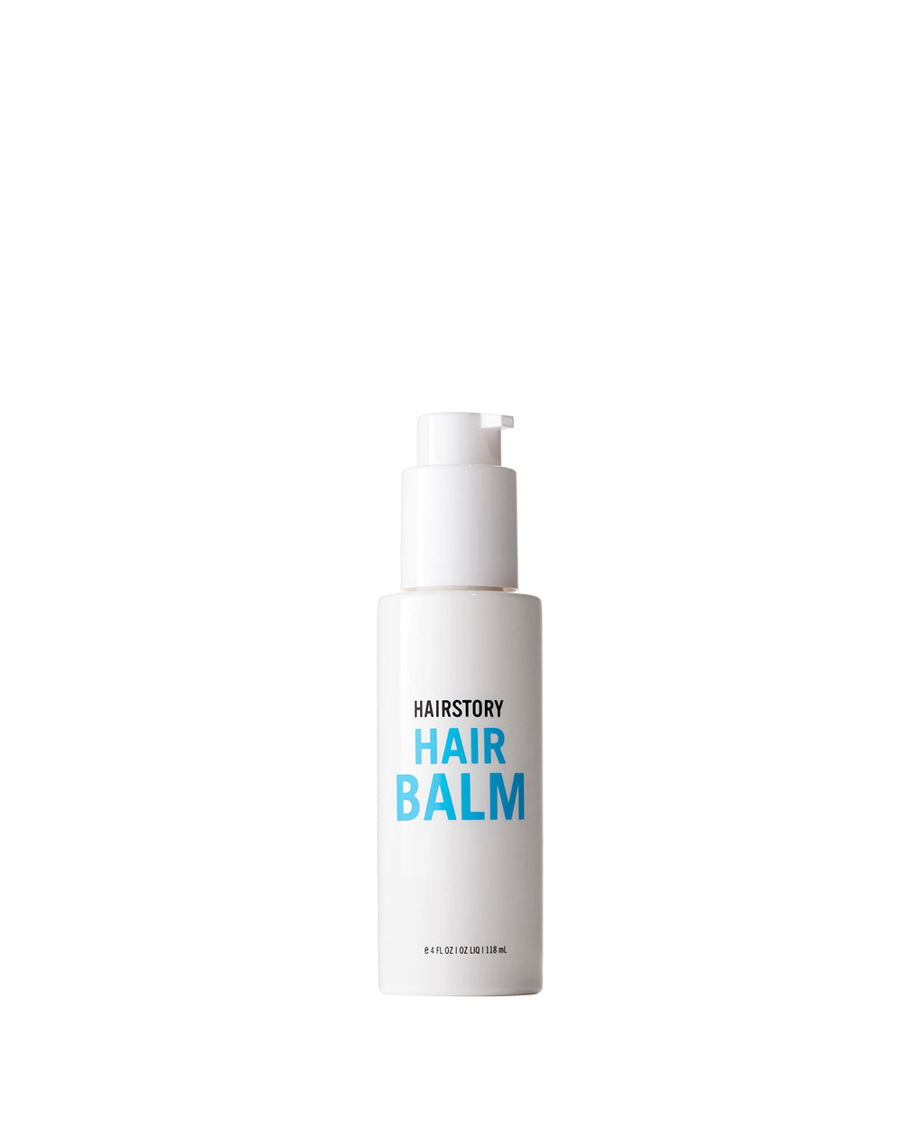 Hairstory Hair Balm jar labeled for moisture and shine.