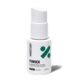 Hairstory Powder at roots absorbs oil for refreshed volume.