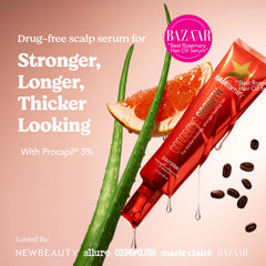 HAIRtamin Scalp Serum dropper enables precise application to nourish scalp.