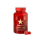 HAIRtamin Vegan Gummy Stars bottle front for daily hair health nourishment