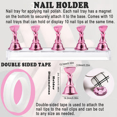 HAIY Nail Brushes 15-piece collection with detailed patterns for intricate designs.