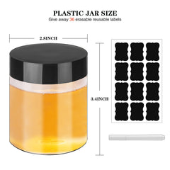Hajoyful jar with leakproof seal lid to prevent spills during travel.