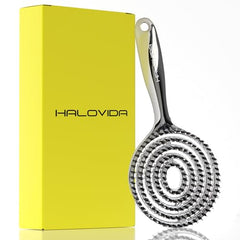 HALOVIDA hair brush with elastic air cushion for gentle detangling and scalp comfort.