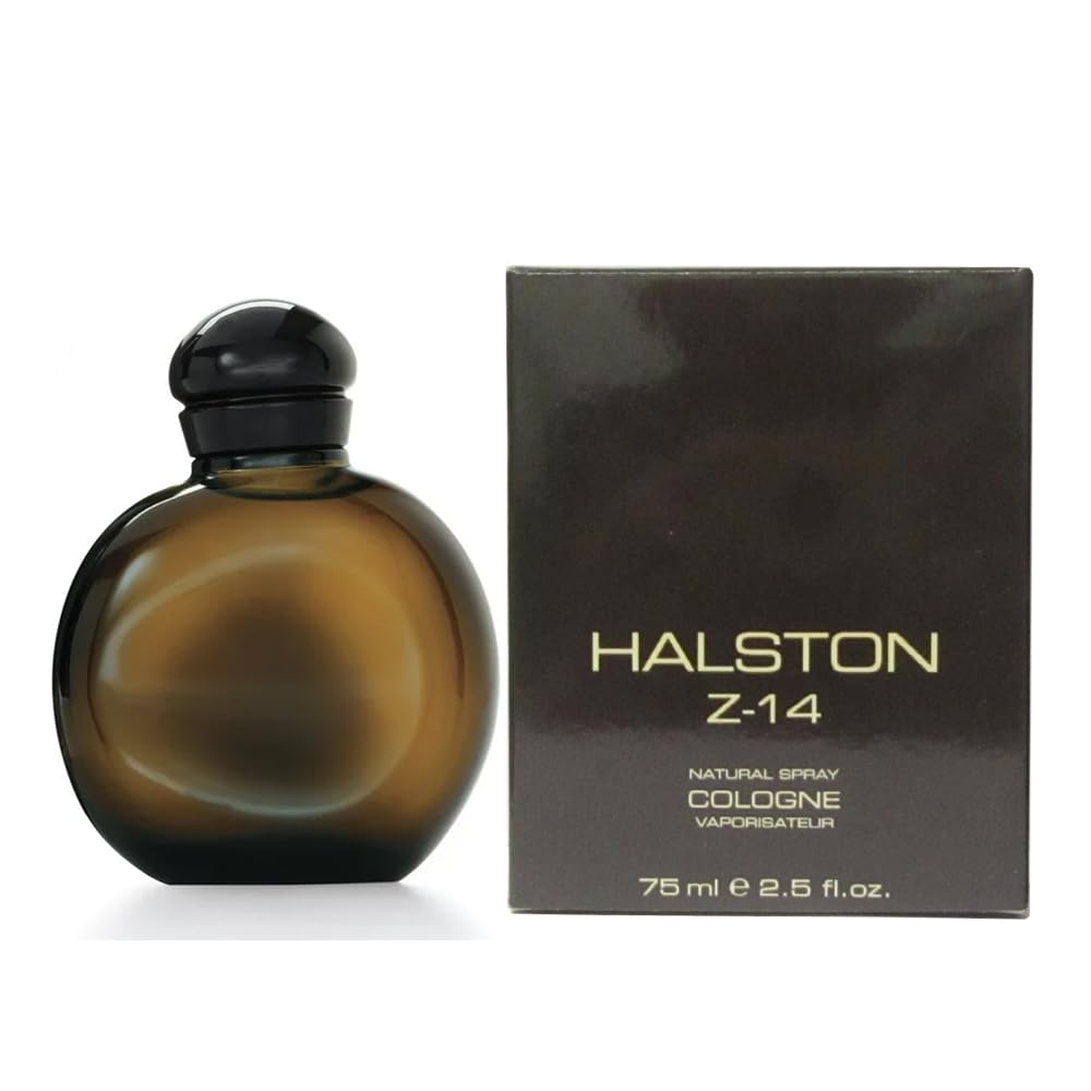 Halston Z-14 bottle front view for confident daily wear.
