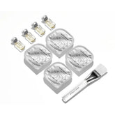 Hanacure All-In-One Facial Set box opened for an at-home skincare ritual.