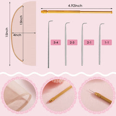 Hanaive brass ventilating needle holder with removable needles.