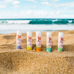 Hanalei Lilikoi lip balm tube nourishes lips with gentle oils