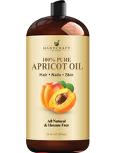 Handcraft Blends Apricot Kernel Oil bottle close-up for skin hydration