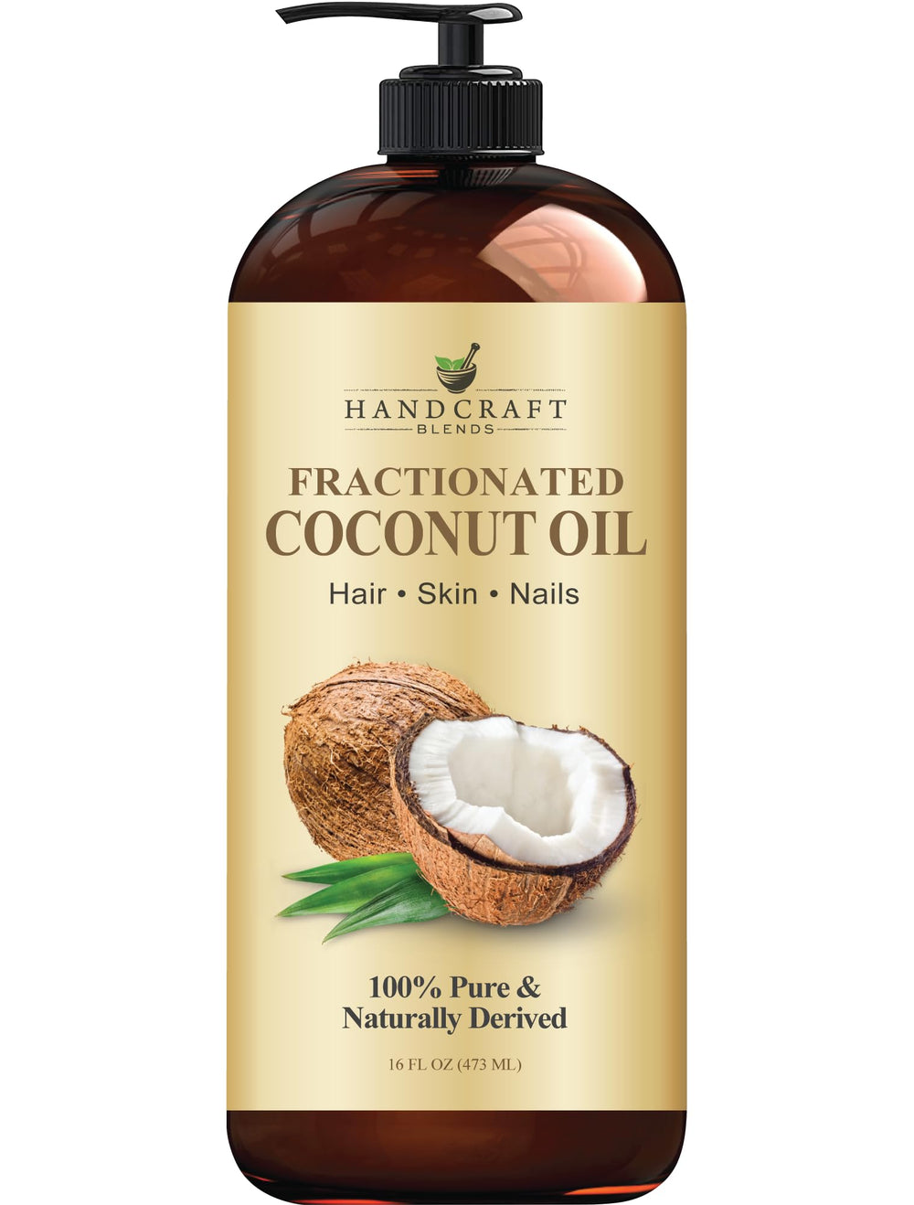 Handcraft Blends front bottle view showing clean packaging and easy-pour cap benefit