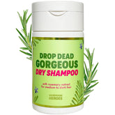 Handmade Heroes dry shampoo bottle with rosemary oil boosts volume and freshness