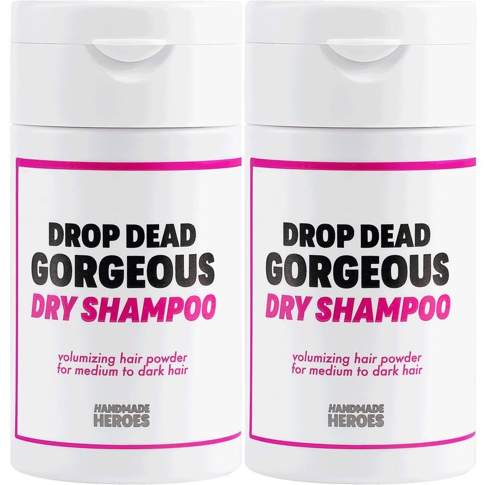 Handmade Heroes non-aerosol dry shampoo volume powder 1.8oz 2pc set boosts texture between washes